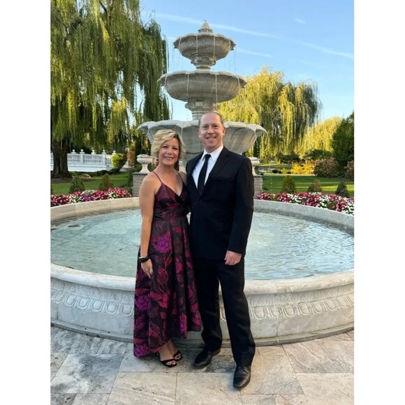 Hutch Floral Jacquard High-Low Gown – Size 2 (Retail $445) - Picture 7 of 16